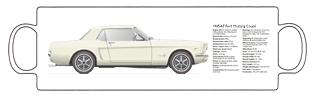 Ford Mustang Coupe 1965-67 Mug 2